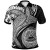 American Samoa Polo Shirt - Humpback Whale & Coat of Arms White 1