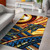 Nauru Area Rug - Dolphin Surfing Polynesian 1