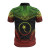 Chuuk Polo Shirt - Chuuk Flag Polynesian Chief Tattoo Reggae Version 2