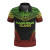 Marquesas Islands Polo Shirt - Marquesas Islands Tiki Face Polynesian Chief Tattoo Reggae Version 1