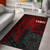Tahiti Area Rug - Tahiti Seal In Heartbeat Patterns Style (Red) Polynesian 3