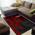 Tahiti Area Rug - Tahiti Seal In Heartbeat Patterns Style (Red) Polynesian 4