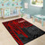 Tahiti Area Rug - Tahiti Seal In Heartbeat Patterns Style (Red) Polynesian 6