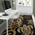 Palau Area Rug - Gold Tentacle Turtle Polynesian 5