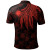 Marshall Islands Personalised Polo - Polynesian Wings (Red) 2
