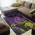 Vanuatu Custom Personalised Area Rug - Pink Turtle Polynesian 2