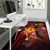 Federated States of Micronesia Polynesian Area Rug - Legend of FSM (Red) Polynesian 5