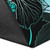 Wallis and Futuna Polynesian Area Rugs - Turtle With Blooming Hibiscus Turquoise Polynesian 7