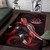 Vanuatu Polynesian Area Rugs - Turtle With Blooming Hibiscus Red Polynesian 3 Vanuatu Polynesian Area Rugs - Turtle With Blooming Hibiscus Red Polynesian 3