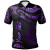 Palau Polynesian Custom Personalised Polo Shirt - Poly Tattoo Purple Version 1
