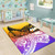 Wallis and Futuna Area Rug - Tribal Jungle Pattern Polynesian 6