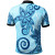 Kosrae Polo Shirt - Tribal Plumeria Pattern 2