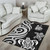 New Caledonia Area Rug - White Tentacle Turtle Polynesian 4