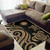 Nauru Area Rug - Gold Tentacle Turtle Polynesian 2