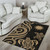 Nauru Area Rug - Gold Tentacle Turtle Polynesian 4