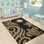 Nauru Area Rug - Gold Tentacle Turtle Polynesian 6