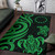 Cook Islands Area Rug - Green Tentacle Turtle Polynesian 3