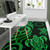 Cook Islands Area Rug - Green Tentacle Turtle Polynesian 5