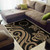 Cook Islands Area Rug - Gold Tentacle Turtle Polynesian 2