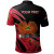 Papua New Guinea Polo Shirt - Custom Personalised Symmetrical Lines 2