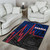 Samoa Area Rug - Samoa Seal With Polynesian Patterns In Heartbeat Style (Blue) Polynesian 4