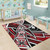 Yap Area Rug - Tribal Flower Special Pattern Red Color Polynesian 5