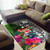Fiji Area Rug - Turtle Plumeria Banana Leaf Crest Polynesian 2