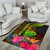 New Caledonia Polynesian Area Rug - Hibiscus and Banana Leaves Polynesian 4