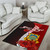 Tuvalu Polynesian Custom Personalised Area Rug - Coat Of Arm With Hibiscus Polynesian 4