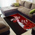 Kosrae Polynesian Area Rug - Coat Of Arm With Hibiscus Polynesian 2