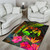 Tonga Polynesian Personalised Area Rug - Hibiscus and Banana Leaves Polynesian 4