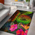 American Samoa Polynesian Personalised Area Rug - Hibiscus and Banana Leaves Polynesian 1