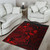 Chuuk Area Rugs Turtle Hibiscus Red Polynesian 4