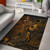 Cook Islands Area Rugs Turtle Hibiscus Gold Polynesian 1