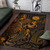 Tahiti Area Rugs Turtle Hibiscus Gold Polynesian 3