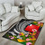 Wallis and Futuna Area Rug - Custom Personalised Seal Spiral Polynesian Patterns Polynesian 4