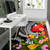 Wallis and Futuna Area Rug - Custom Personalised Seal Spiral Polynesian Patterns Polynesian 5