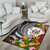 Niue Area Rug - Custom Personalised Seal Spiral Polynesian Patterns Polynesian 4 Niue Area Rug - Custom Personalised Seal Spiral Polynesian Patterns Polynesian 4