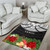 Tahiti Polynesian Area Rug - Ginger Lei Pattern Polynesian 2