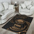 Federated States Of Micronesia Area Rug - Gold Tribal Wave Polynesian 4