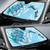 Kosrae State Auto Sun Shades - Custom Personalised Polynesian Turtle Under The Sea
