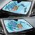 Fiji Auto Sun Shades - Custom Personalised Polynesian Turtle Under The Sea