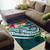 Polynesian Hawaii Area Rug - Summer Plumeria Polynesian 2