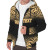 Samoa Personalised Custom Polynesian Sherpa Hoodie - Fog Gold 3