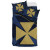 Wallis And Futuna Duvet Cover Set - Wallis And Futuna Coat Of Arms Dark Blue 3