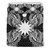 Tokelau Polynesian Bedding Set - Turtle With Blooming Hibiscus Turquoise 4