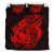Polynesian Bedding Set - Samoa Duvet Cover Set Father And Son Red 2