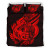 Polynesian Bedding Set - Samoa Duvet Cover Set Father And Son Red 3