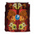 Cook Islands Custom Personalised Bedding Set - Polynesian Boar Tusk 4