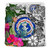 Northern Mariana Islands Bedding Set White - Turtle Plumeria Banana Leaf 1